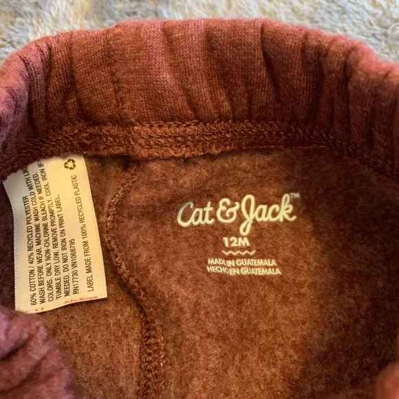 Cat & Jack Kids Joggers - Blue, Red, Cream - Picture 9 of 10